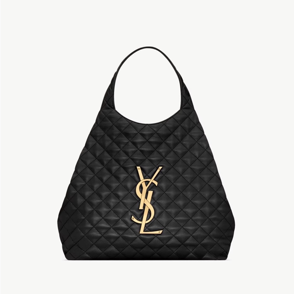 Yves Saint Laurent Icare lambskin quilted Tote Bag w/ pochette - Picture 3 of 16